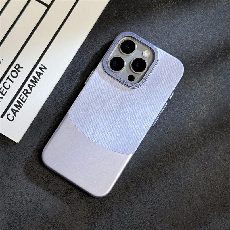 Гибридный фланелевый + жесткий чехол из поликарбоната для iPhone 15 14 13pro 12 14pro 15 Pro Max с металлической защитой линз, матовый противоударный чехол