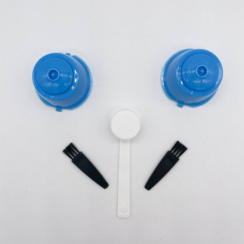 Многоразовые кофейные капсулы, фильтр-чашка для Nescafe Dolce Gusto, многоразовые колпачки, ложка-кисть, фильтр-корзины, мягкий вкус, сладкий