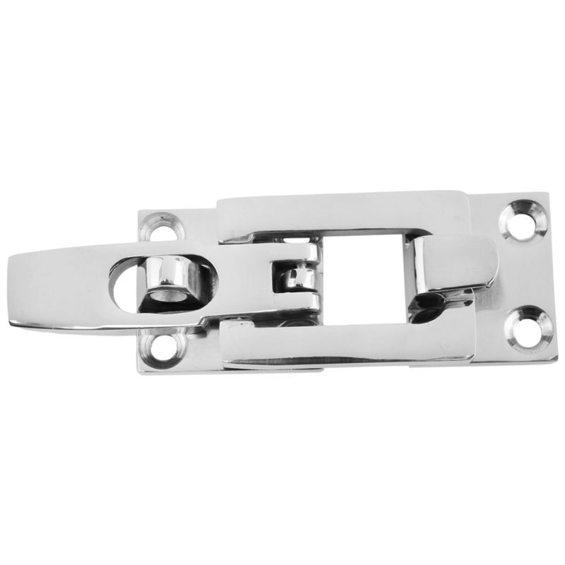 A03E-316 Stainless Steel Marine Boat Door Lock Latch Catch Anti-Rattle Fastener Clamp 70Mm Marine Hardware