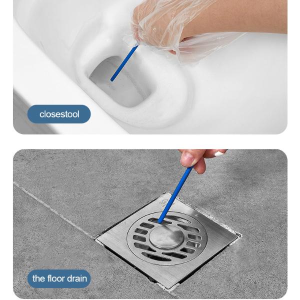 Kitchen Sink Sewer Cleaning Agent Remove Oil Pollution Washbasin Toilet Bathtub Pipe Cleaning Sticks Household Cleaning Supplies