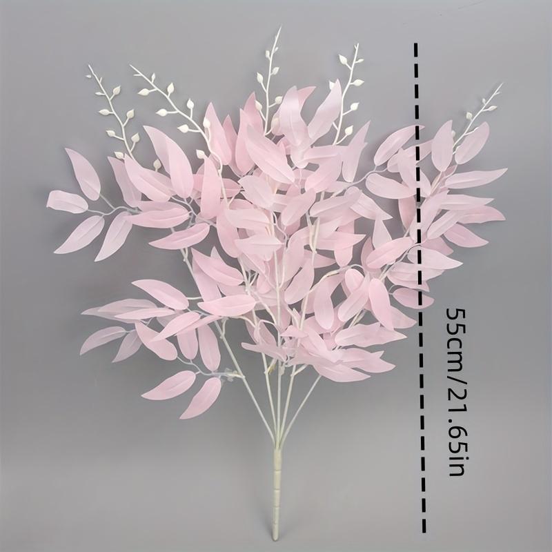 Искусственная ивовая ветвь с 5 отростками, пластиковая искусственная зелень для свадебного и помолвочного декора, цветочная композиция, искусственные уличные цветы