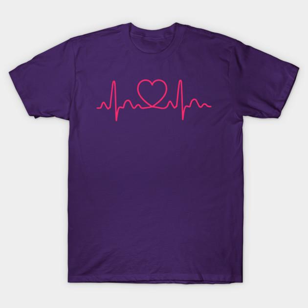 For Women Heartbeat Doctor Nurse Medical Tshirt T Shirt 90S Korean Style Tee 100% Cotton Picture Custom Round Collar