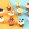 Artworks Handicrafts Supplies-Rainbow Cake Craft Charms Jewelry Making Miniature Dessert Decor Craft Party