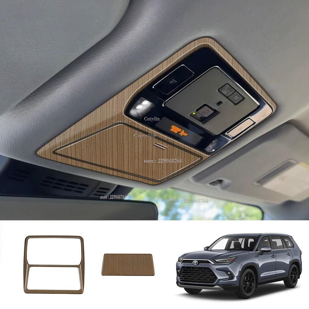 LHD for Toyota Grand Highlander 2024 2025 ABS Wood Window Rise Switch Gear Shift Panle trument Readlamp AC Vent Armest Cover