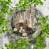 Винтажная металлическая табличка с кошкой для улицы и дома, декор для любителей кошек, Хэллоуина, домашнего интерьера, настенный декор