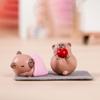 Resin Simulation Mini Capybara Cute Simulation Capybara Model Creative Capybara Figurine  for Home