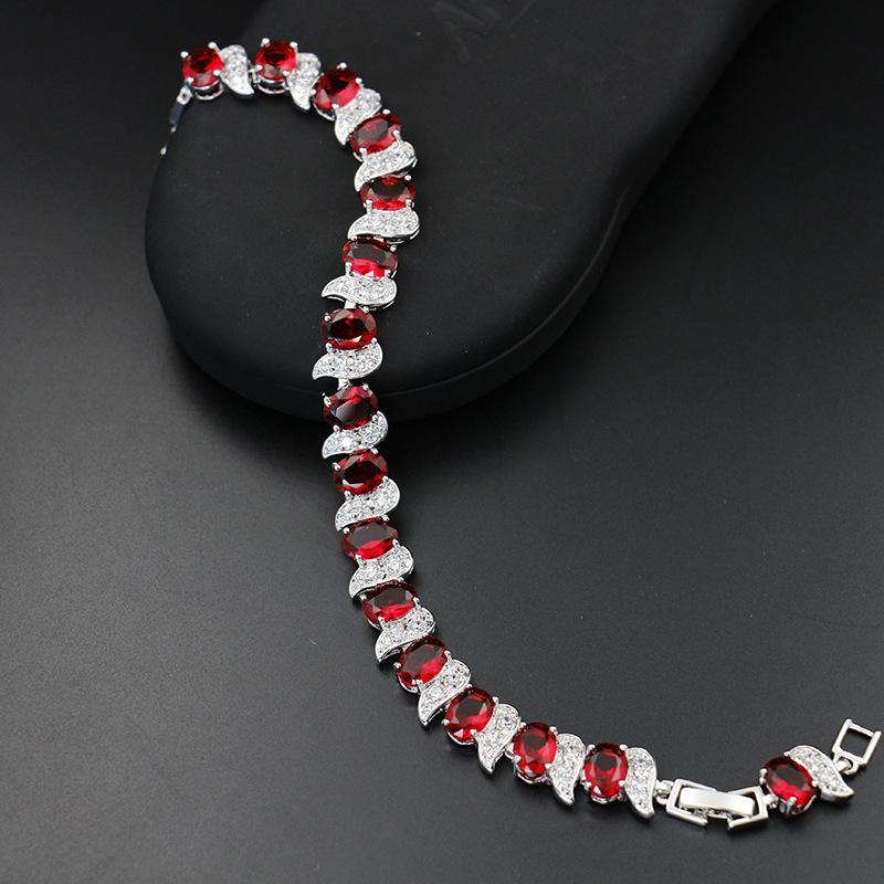 Best-selling Womens Zircon Bracelet Colorfast Fashion Live Fox Jewelry