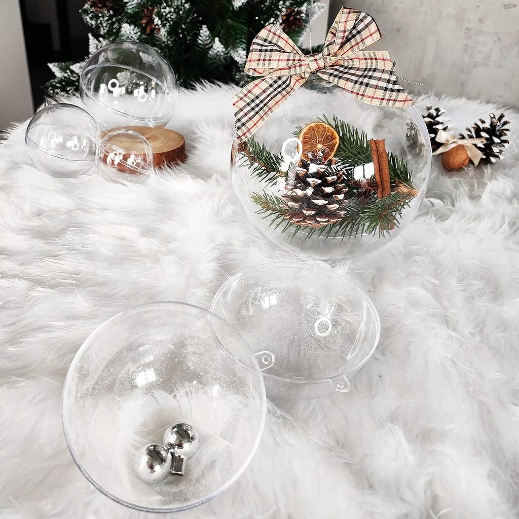 Acrylic Baubles 10X Opening Baubles