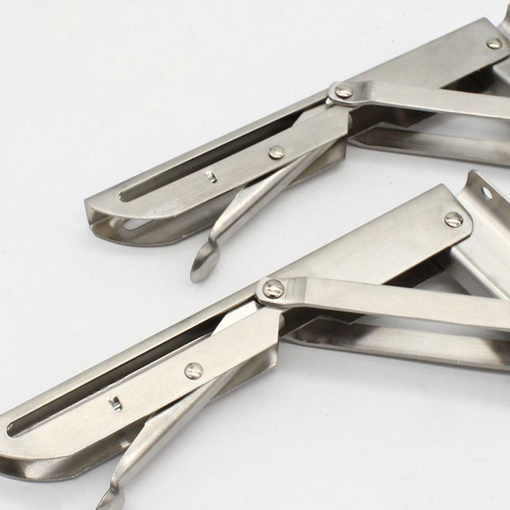 Складной кронштейн для полки из нержавеющей стали, экономия места, настенная полка, настенная опора для мебели