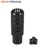 5 Speed 90mm Gear Shift Knob Manual Transmission Aluminum Carbon Filter Black Shifter Lever Knob
