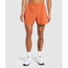 Прибытие 5 Шорты Огненно-оранжевый A2a1m Obmt