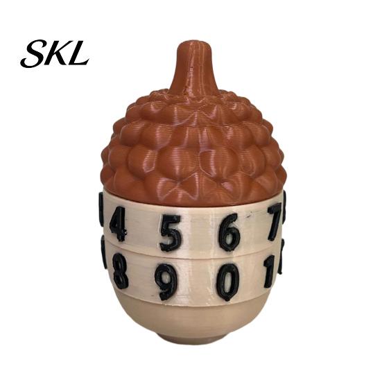HP Counting Prop 3D Printed Acorn Tracker, Shape Life Counter, 2/3 Digits 3-digit Counter Rotating Tools Accessories for Tabletop Card Game