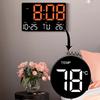 Date Display Electronic Alarm Clock Large Screen Display Digital Alarm Clock  Home Decor