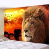 Boho Decor Living Room Bedroom Dorm Home Decor Lion Tapestry Animal Lion Background Wall Hanging