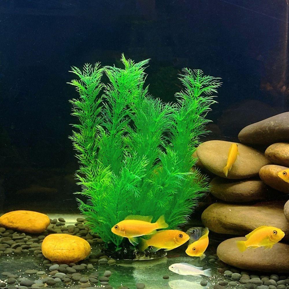Plastic Simulation Beautiful Artificial Water Weeds Aquatic Plants Water Grass Landscaping Plants