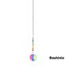1Pc Colorful Crystal Sun Catcher Rainbow Maker with Hanging Chain for Home Decoration Thanksgiving Decorative Prism