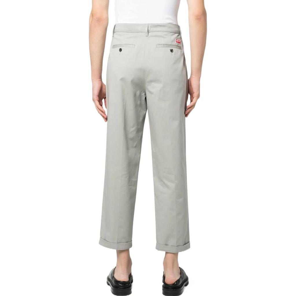 KENZO Turn Up Brim Chino Trousers FD55PA2059RD-94