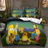 Duvet Cover Pillowcase New Hot 3D S-Simpsons Bedding Set Bedroom Decoration Children Adult Boy Girl Single Double Large Size