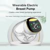 Rechargeable Breast Pump Portable Wireless Anti-reflux Breast Milk Hands-free Smart Wearable Breast Pump Milk Extractors Pump