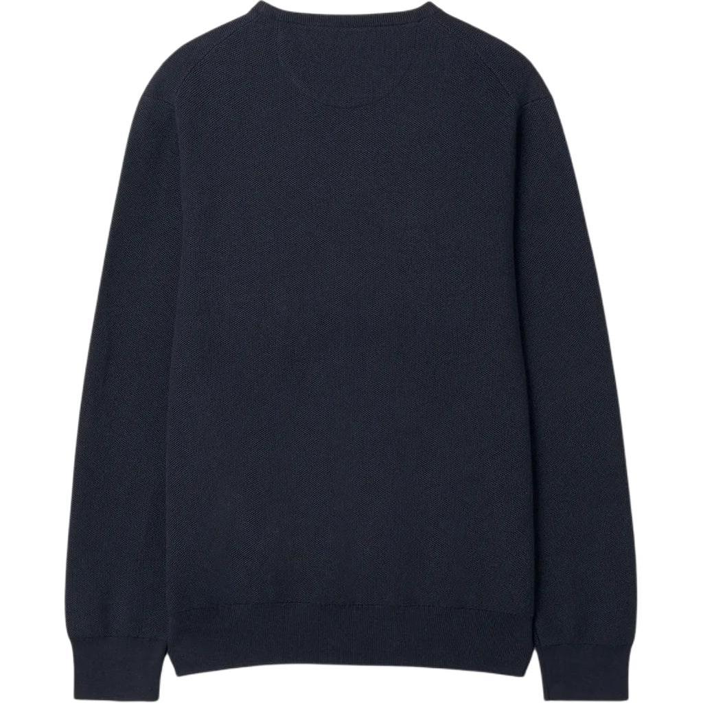 Polo Ralph Lauren Embroidered Crew Neck Long Sleeve Sweater Men Sweater Navy-Blue MNPOSWE16821530-410