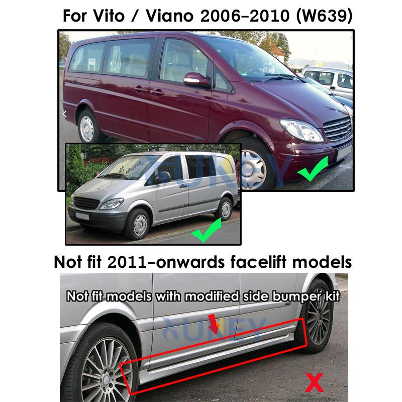 Для Mercedes Benz V-Class Vito W447 Viano W639 брызговик V250 автомобильные крылья брызговики Vito 2006-Metris брызговики