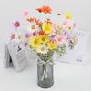 5 Heads Artificial Daisy Flowers Plastic Fake Chrysanthemum Silk Daisy Flowers Home Table Decor