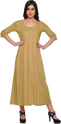 Индийские платья для женщин. Однотонная длинная блузка с рукавами Kurti 3 и 4.