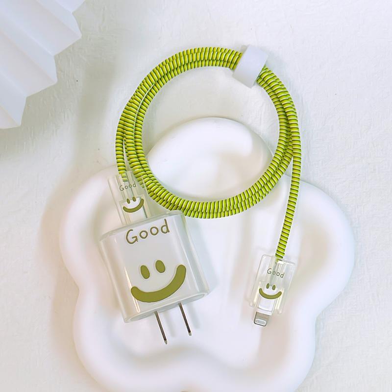 Защита кабеля для передачи данных, спиральная защитная намотка для Apple Iphone 18 Вт 20 Вт, защита для зарядного устройства, силиконовый чехол, предотвращающий поломку