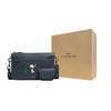 Coach X Peanuts Snoopy Heritage 25 Zipper Closure Snoopy Pattern Print Pebble Leather Shoulder Crossbody Bag Medium Women bags Dark-Blue CE710-QBDEI
