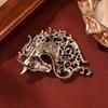 Luxury  Horse Brooches Unisex Retro Animal Badge Pins Event Party  Gifts Decoration Clothes Accessories