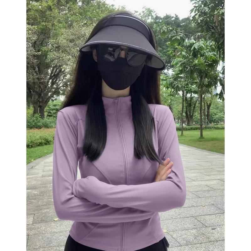 Женский серый летний кардиган-куртка из ледяного шелка с защитой от УФ-лучей 2025