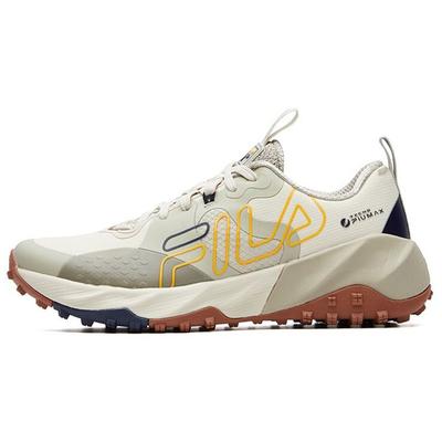 Атлетика Повседневный Тренд Ткань Синтетическая Кожа Низкий Верх Кроссовки для Бега Женские кроссовки Черный Замок-Серый A12W112206FTD