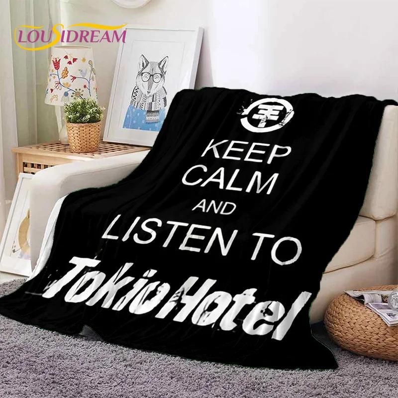 Rock Band Tokio Hotel Билл Каулитц Мягкое фланелевое одеяло для кровати, спальни, дивана, пикника, Плед для укрытия, активного отдыха на природе, подарок