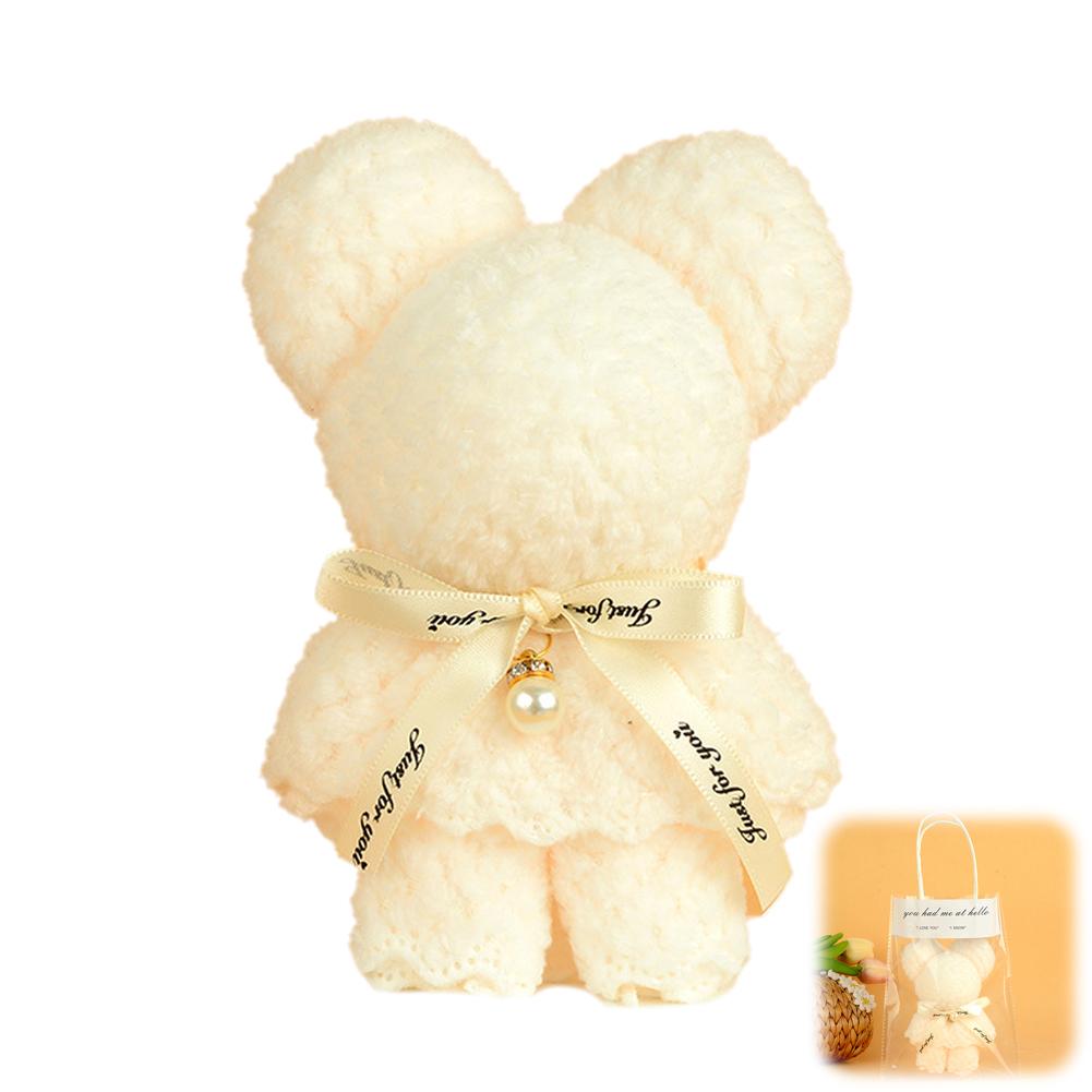 Полотенце с милым мультяшным медведем, квадратное полотенце, праздничный подарок на день рождения, 30x30 см, дневной сувенир для дома, Valen X1L2