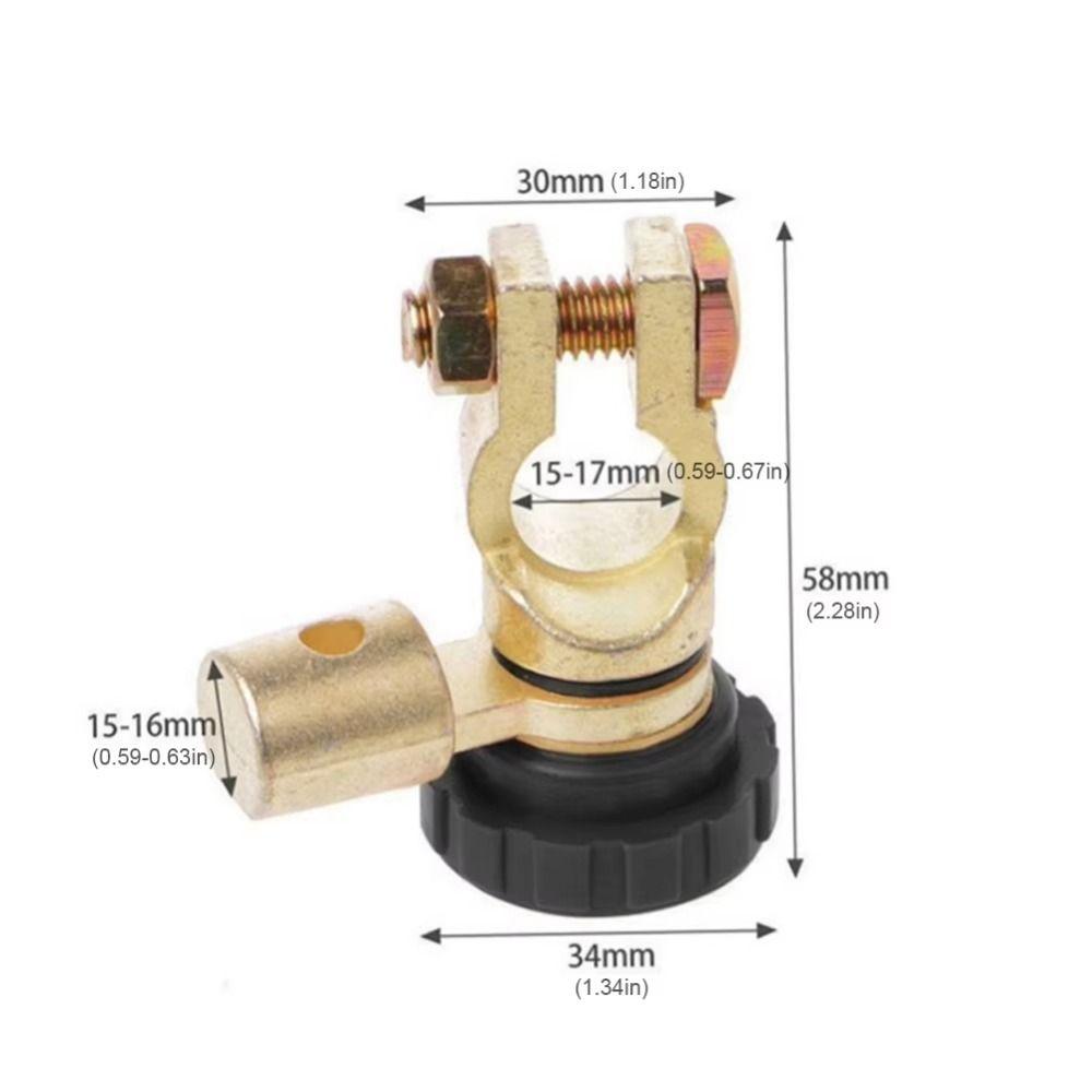 Быстродействующий выключатель питания аккумулятора, разъединитель аккумулятора для батарей диаметром 17 мм