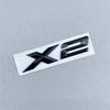3D ABS Black Chrome Car Rear Trunk Letter Emblem Badge X1 X2 X3 X4 X5 X6 X7  for BMW E70 E53 F15 G05, Styling Stickers Decal