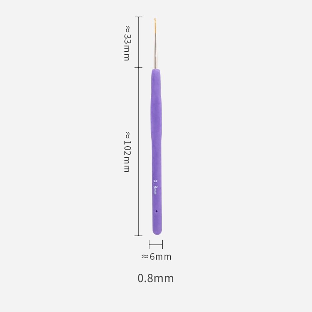 New Rubber Handle Knitting Needles Long Multisize Crocheting Hooks Crocheting Needles Scarf