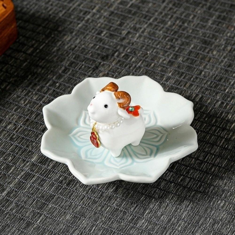 Home Decor Sheep Rabbit Incense Burner Aromatherapy Incense Holder Tea Table