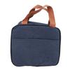 Сумка для ланча из ткани Оксфорд, многоразовая, портативная, герметичная, для пикника, темно-синяя