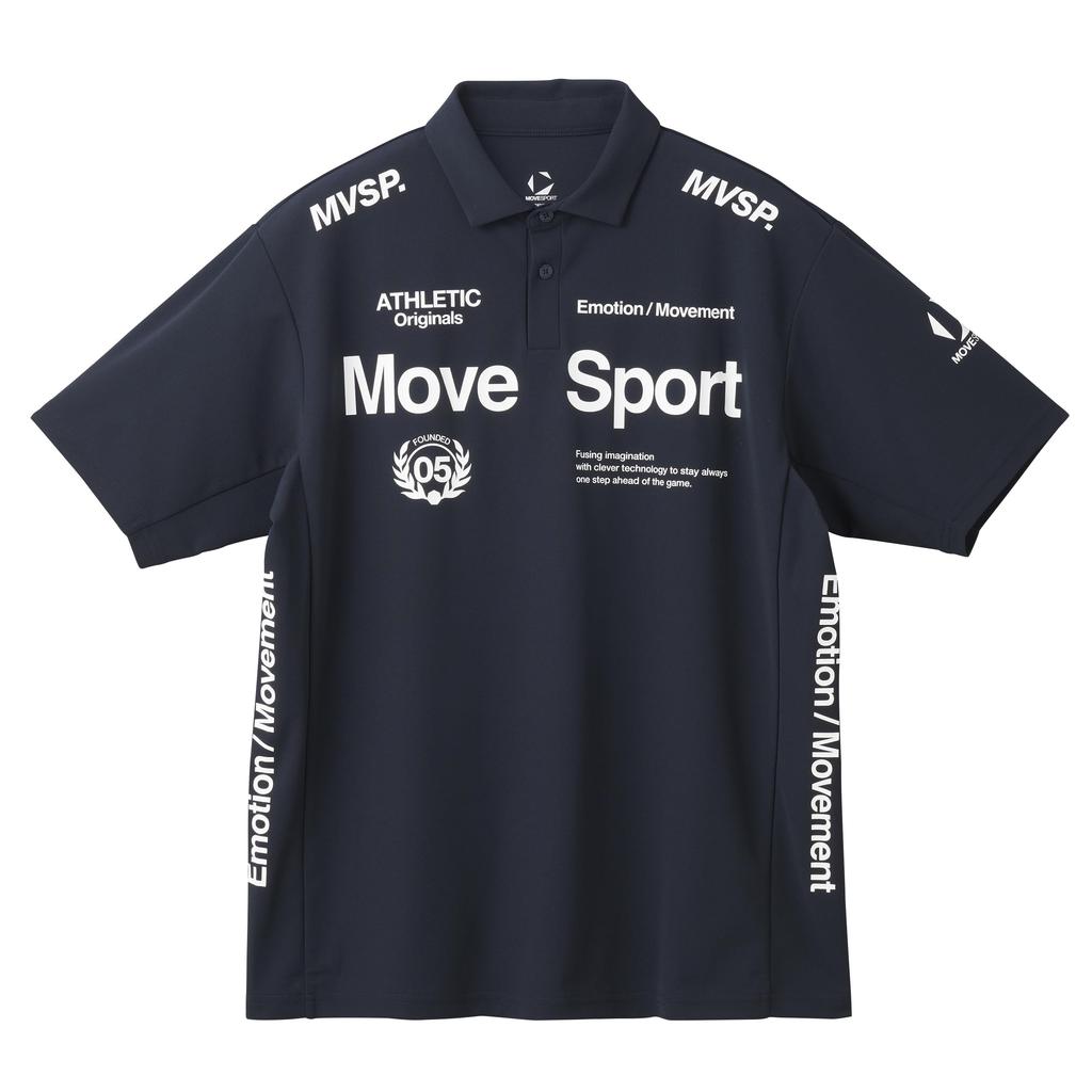 Move Sports Descente ПОЛО с коротким рукавом из мини-пике с солнцезащитой, охлаждением и защитой от УФ-лучей Мужская функция, Влагоотводящее, Быстросохнущее, Эластичное,