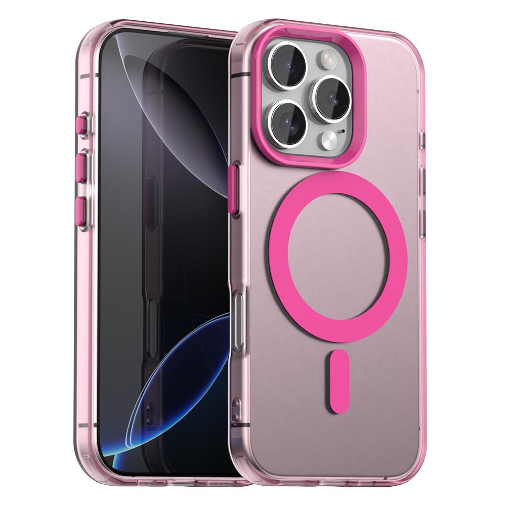 For Apple iPhone 18 17 Air 15 16 14 Plus 13 12 11 Pro Max 16e 17e Case Fashion Candy Colors Magnetic Shockproof Back Phone Cover Casing
