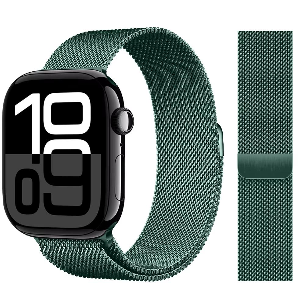 Strap For Apple Watch Band 46mm 44mm 45mm 40mm 42mm 41mm 49mm Milanese Loop correa Bracelet iWatch Series 11 10 Ultra 2 9 8 SE 3