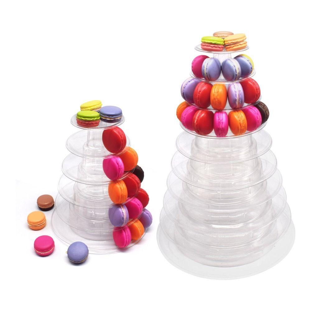 Food Grade Macaron Display Stand Clear Cake Placing Rack Cupcake Tower Rack  Wedding Decor