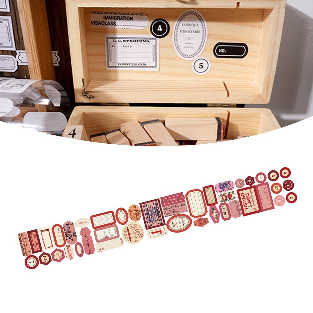 Винтажные наклейки для скрапбукинга, многоразовые декоративные наклейки для скрапбукинга для открыток с поделками 