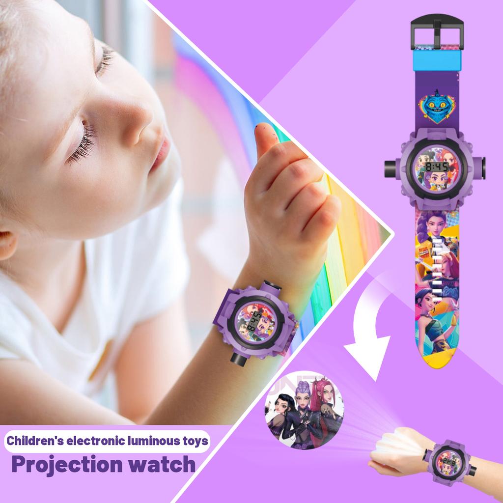 24-Picture Projection Watch: Children's Electronic Light-Up Toy