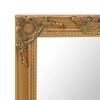 VidaXL Wall Mirror Baroque Style 50x60 Cm Gold 320317