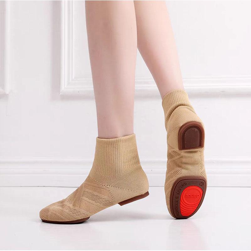 High Top Jazz Dance Mesh Breathable Dance Shoes Modern Ballet Training Shoes for Teacher Shoes