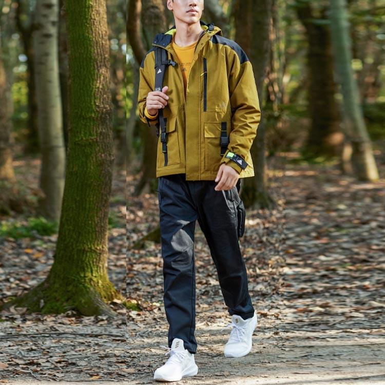 Adidas Essentials Ветровка Куртка Мужская Верхняя одежда Коричневый GP0989