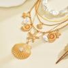 Pearl Necklace Bohemian Jewelry Light Luxury Niche Ocean Style Shell Pendant Women's Necklace