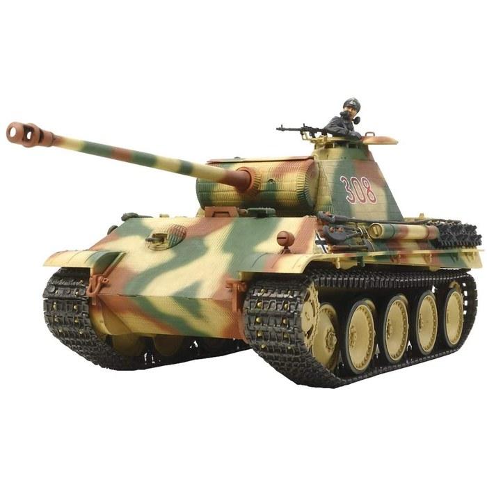 Tamiya 1/35 Tank Series No.55 German Army Panther G Early Type Single Motorized Specification Plastic Model 30055 Camouflage 7.5 cm x 21.5
